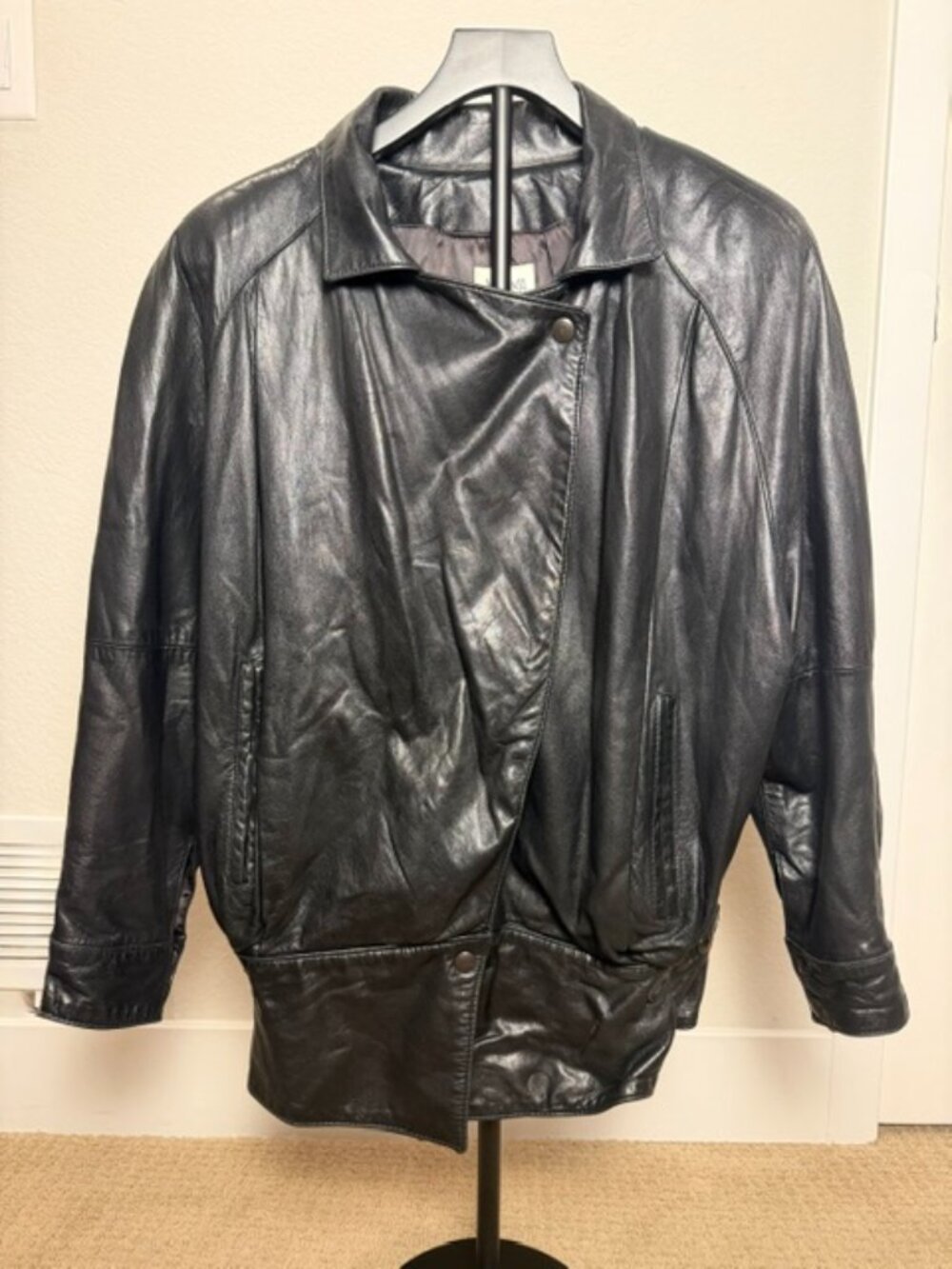🖤 Vintage 1980s Maxima Genuine Leather Jacket